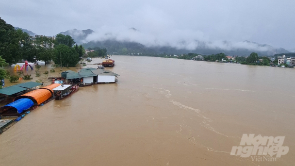 Mực nước sông Lô tại Tuyên Quang đạt 27,49m