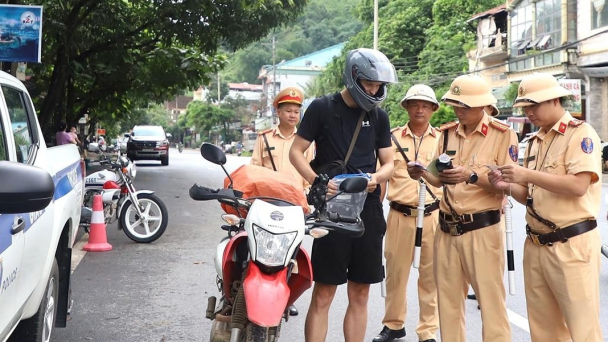 Tuyên Quang lập biên bản 18.470 trường hợp vi phạm giao thông