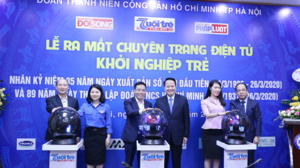 Báo Tuổi trẻ Thủ đô ra mắt chuyên trang điện tử Khởi nghiệp trẻ
