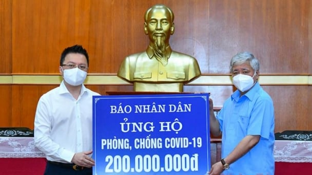 Báo Nhân Dân ủng hộ 200 triệu đồng phòng, chống dịch
