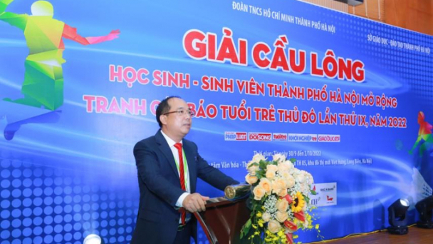 Gần 1.000 vận động viên dự Giải Cầu lông học sinh - sinh viên TP Hà Nội mở rộng lần thứ 9