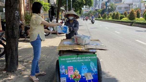 Mở rộng thu gom vỏ hộp giấy đã qua sử dụng
