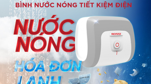 Bình nước nóng Rossi 30 gây sốt các trang mạng xã hội tháng 10
