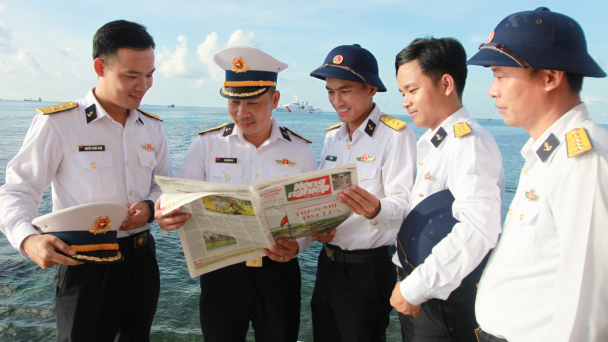 Có một bình yên Trường Sa nơi tôi đến