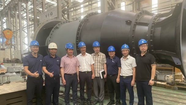 Việt Nam đã sản xuất được máy bơm công suất trên 10m3/s