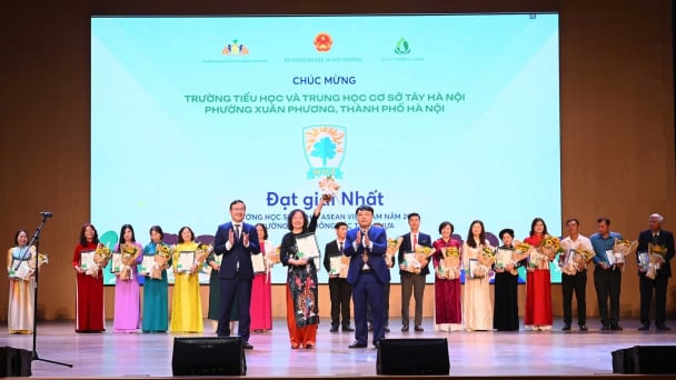 Hơn 800 đại biểu dự trực tiếp Lễ trao Giải thưởng Trường học sinh thái ASEAN Việt Nam 2025