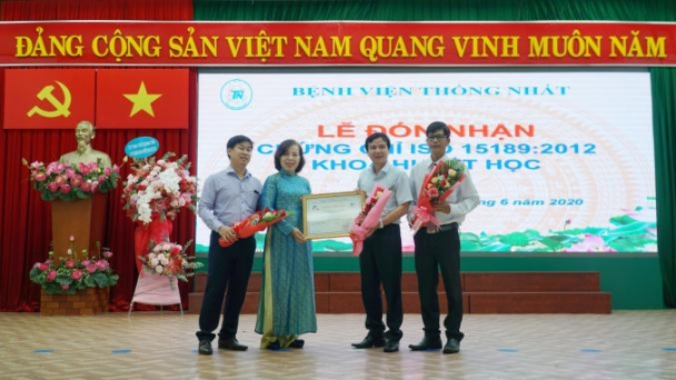 Khoa Huyết học Bệnh viện Thống Nhất đạt chứng nhận ISO 15189:2012