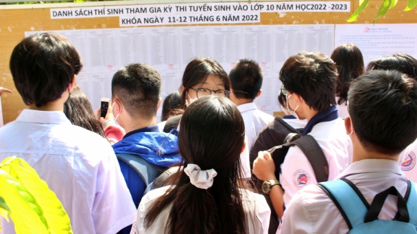 TP.HCM công bố điểm thi vào lớp 10