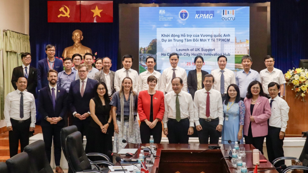 Anh hỗ trợ TP.HCM hướng tới Trung tâm đổi mới y tế Đông Nam Á