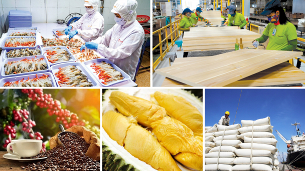 Có 5 nhóm nông sản xuất khẩu trên 1 tỷ USD