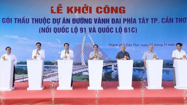 Khởi công đường vành đai phía Tây thành phố Cần Thơ