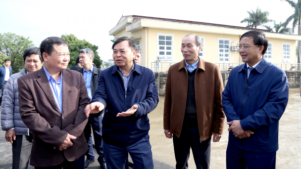 Chỉ lấy nước đổ ải vụ đông xuân 2 đợt trước sau Tết Quỹ Mão