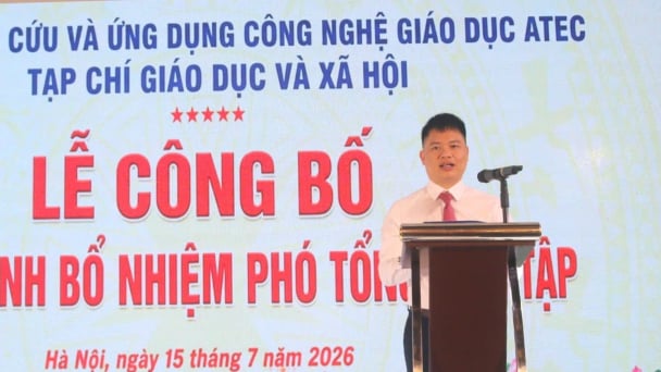 Nhà báo Vũ Đình Thơm được bổ nhiệm giữ chức Phó Tổng Biên tập Tạp chí Giáo dục và Xã hội