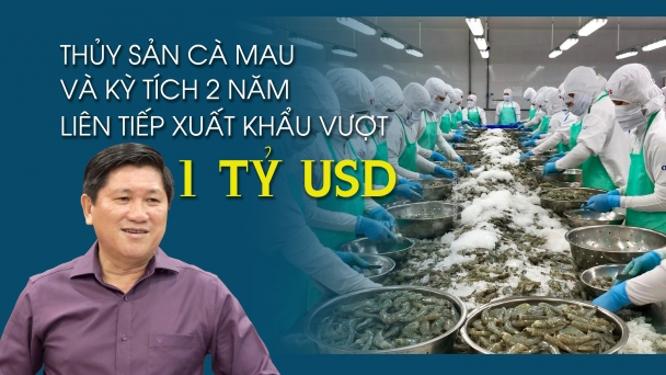 Địa phương duy nhất hai năm liên tiếp xuất khẩu thủy sản vượt 1 tỷ USD