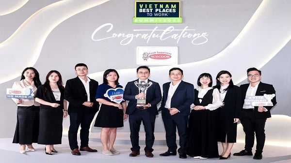 Acecook Việt Nam lọt Top 100 nơi làm việc tốt nhất Việt Nam