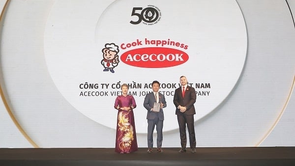 Acecook Việt Nam tiếp tục được vinh danh Top 50 doanh nghiệp phát triển bền vững
