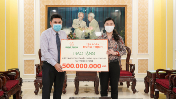 Tập đoàn Hưng Thịnh tiếp tục ủng hộ 20 tỷ đồng phòng chống Covid-19