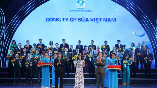 Vinamilk được vinh danh Thương hiệu Quốc gia lần thứ 6 liên tiếp.