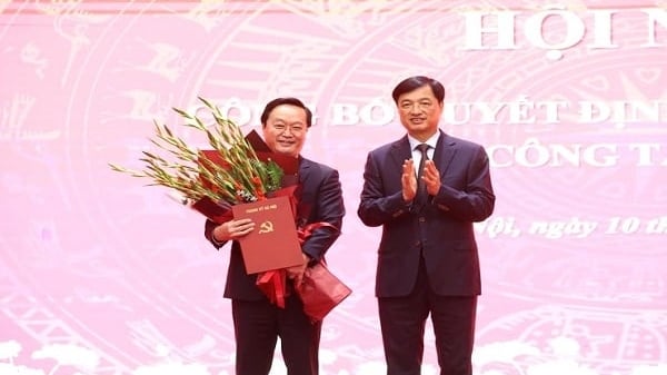 Ông Nguyễn Đức Trung được phân công làm Phó Bí thư Thành ủy Hà Nội