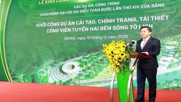 Khởi công Dự án Cải tạo, chỉnh trang, công viên tuyến hai bên sông Tô Lịch