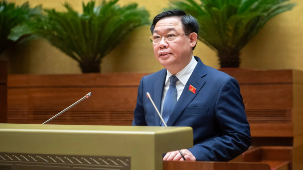 Quốc hội miễn nhiệm Chủ tịch Quốc hội Vương Đình Huệ