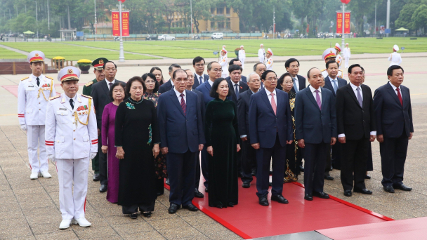 Lãnh đạo Đảng, Nhà nước vào Lăng viếng Chủ tịch Hồ Chí Minh