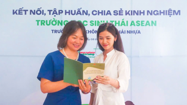 Lan tỏa mô hình Trường học sinh thái ASEAN không rác thải nhựa tại Cần Thơ