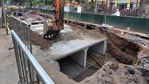 Cấp bách thi công hàng loạt dự án chống ngập tại Hà Nội