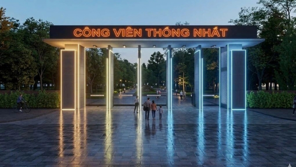 Tháng 7 khởi công xây quảng trường phố đi bộ trước cổng Công viên Thống Nhất