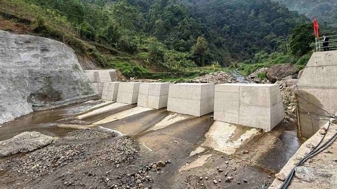 Đập Sabo đầu tiên ở Việt Nam giảm lũ quét, sạt lở đất