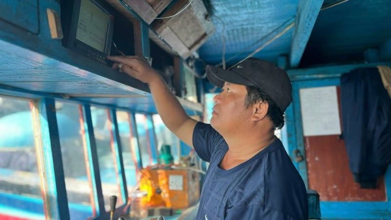 Nhiều tàu cá được gắn 2 thiết bị giám sát hành trình