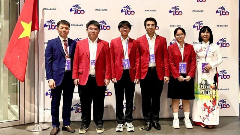 Cả 4 học sinh Việt Nam đều giành huy chương Olympic Sinh học Quốc tế