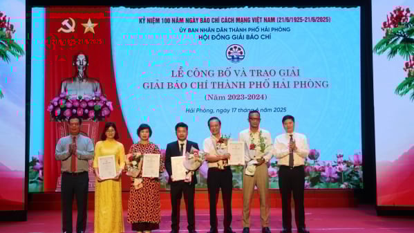 Phóng viên Báo Nông nghiệp và Môi trường đoạt giải A báo chí TP Hải Phòng