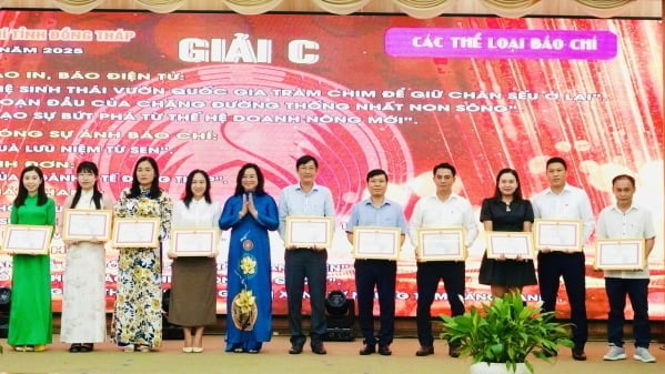 Báo Nông nghiệp và Môi trường đoạt nhiều giải báo chí tỉnh Đồng Tháp