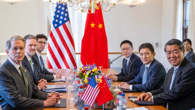 Mỹ và Trung Quốc sẽ đàm phán thuế quan tại London trong tuần tới