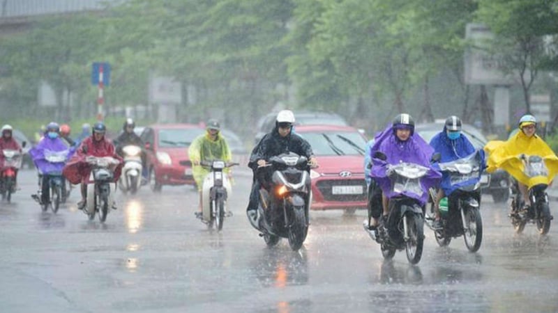 Bắc Bộ chuẩn bị mưa dông, nắng nóng chấm dứt