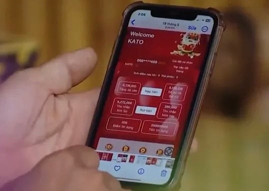 Công an thông báo tìm người nạp tiền vào ứng dụng KATO