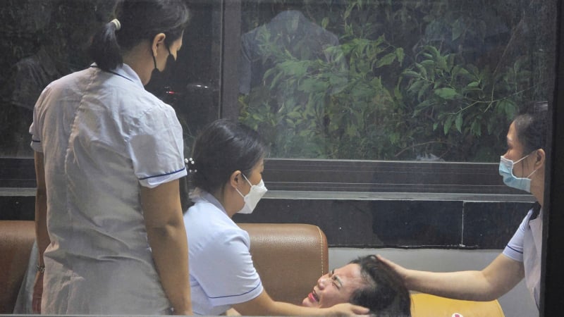 Tang tóc nơi nhận thi thể nạn nhân vụ chìm tàu trên vịnh Hạ Long