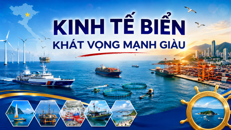Kinh tế biển - Khát vọng mạnh giàu