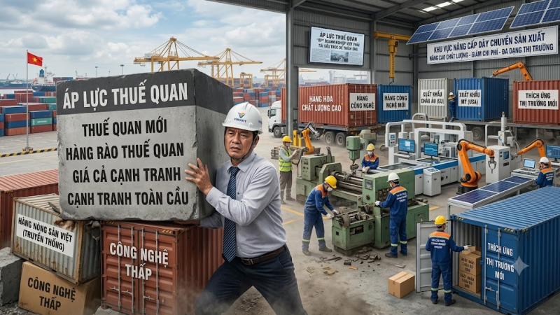 Áp lực thuế quan 'ép' doanh nghiệp phải tái cấu trúc để thích ứng