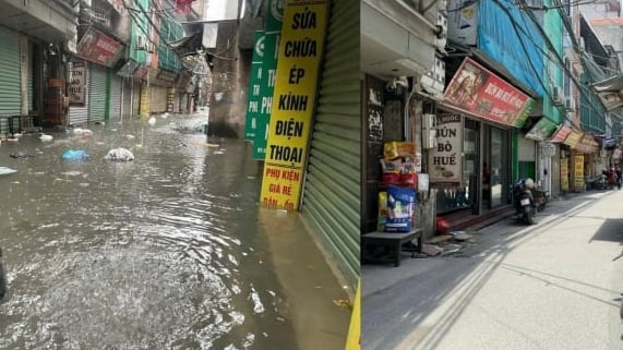 Hà Nội và những 'rốn ngập' khô ráo sau mưa