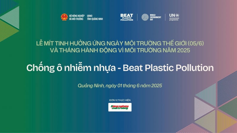 Truyền hình trực tiếp: Lễ mít tinh hưởng ứng Ngày Môi trường Thế giới (5/6) và Tháng hành động vì môi trường 2025