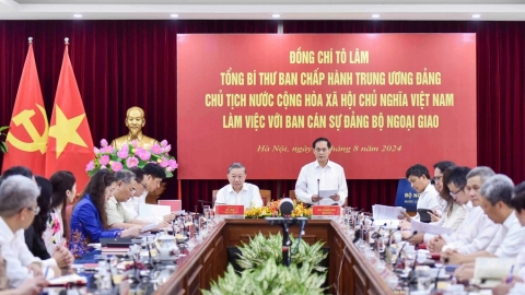 Tổng Bí thư, Chủ tịch nước Tô Lâm: Ngoại giao Việt Nam phải vươn lên những tầm cao mới