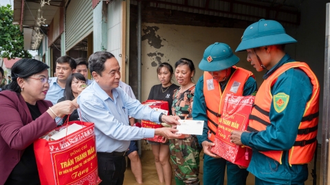 Chủ tịch Quốc hội làm việc với tỉnh Thái Nguyên về công tác khắc phục thiệt hại do bão số 3 gây ra