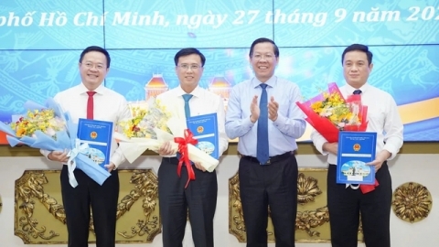 TP Hồ Chí Minh bổ nhiệm, điều động nhiều lãnh đạo chủ chốt