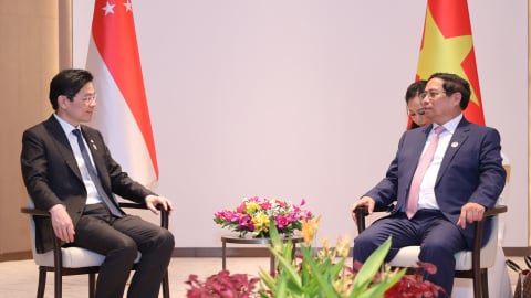 Hai Thủ tướng Việt Nam - Singapore lần đầu tiên họp thường niên