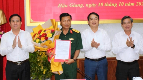 Ông Huỳnh Việt Trung giữ chức Trưởng Ban Nội chính Tỉnh ủy Hậu Giang