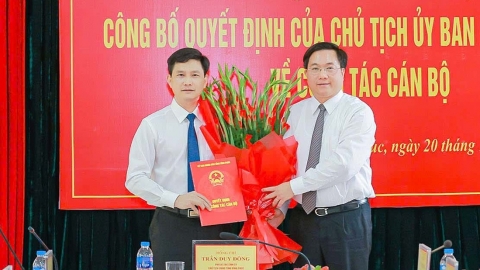 Vĩnh Phúc bổ nhiệm Giám đốc Sở Văn hóa - thể thao và Du lịch