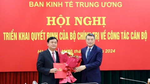 Bổ nhiệm Bí thư Tỉnh uỷ Nghệ An Thái Thanh Quý làm Phó Trưởng Ban Kinh tế Trung ương