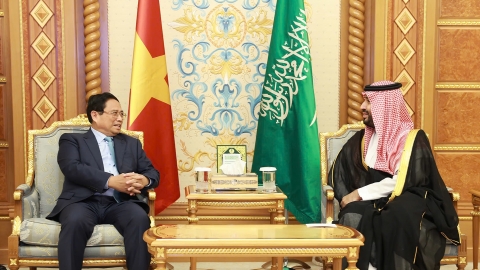 Thủ tướng Phạm Minh Chính hội đàm với Hoàng Thái tử, Thủ tướng Saudi Arabia